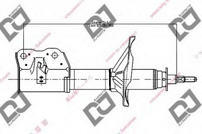 DJ PARTS ds1147gs -  Амортизатор